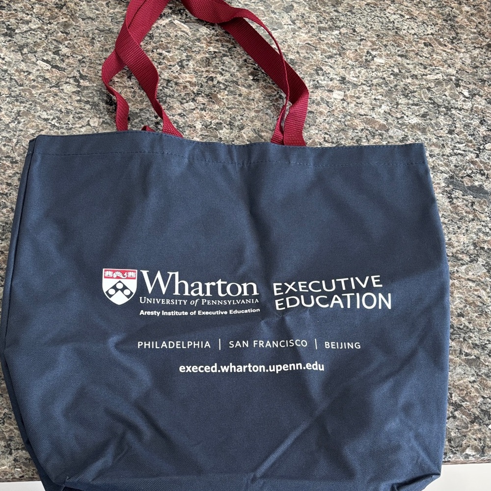 Wharton Executive Education Tote Bag